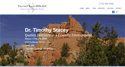 Desktop Screenshot of drtimstacey.com