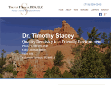 Tablet Screenshot of drtimstacey.com